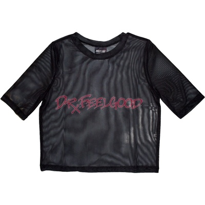 Mötley Crüe Dr Feelgood (Mesh) Black L Дамски Риза (MOTMCT68LB03)