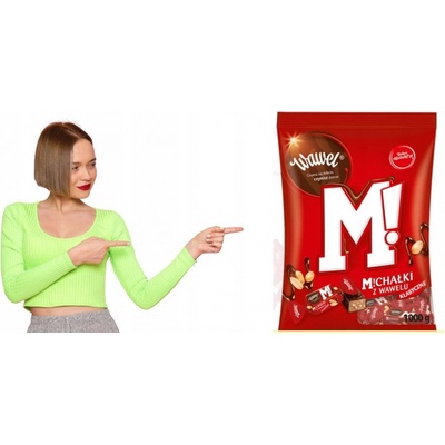 Wawel Michalky Klasické V Čokoládě S Ořechy 1 kg