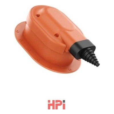 HPI Solární prostup set pro šindel a rovné plechové krytiny červená