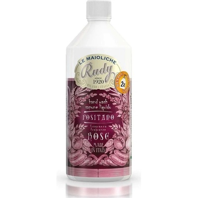 Rudy mýdlo na ruce náplň Positano Rose 1000 ml