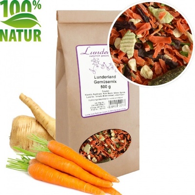 Lunderland Zelenina Sušená směs 100% bez obilnin 0,5 kg
