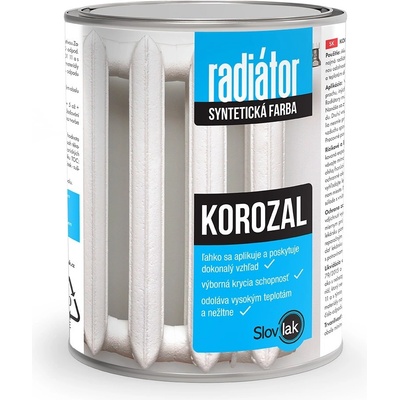 Slovlak Korozal Radiátor R1000 biela,0.75kg