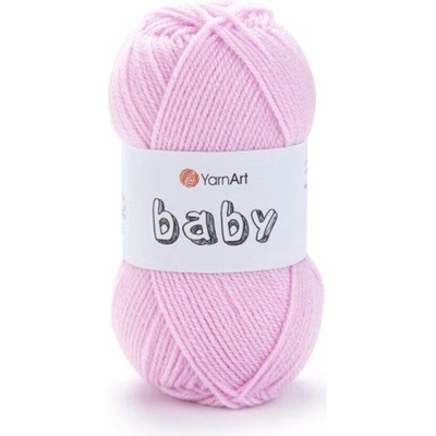Yarn Art příze Baby 649 světle růžová