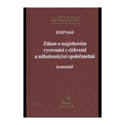 Zákon o majetkovém vyrovnání s církvemi a náboženskými ... - kolektív autorov