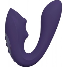 Vive Yuki Rechargeable Dual Motor G-Spot Vibrator with Massaging Beads Purple