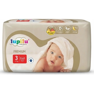 LUPILU 3 PREMIUM Midi 4-9 kg 54 ks