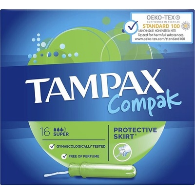 Tampax Compak Super plus 16 ks – Zboží Mobilmania