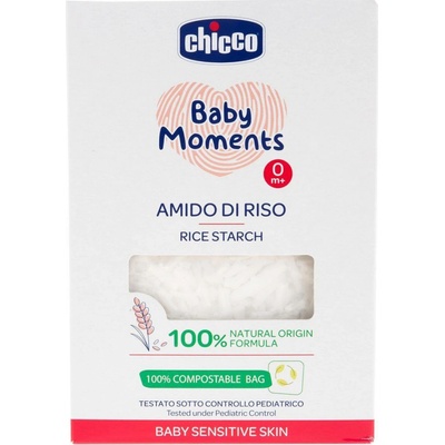 CHICCO Škrob detský ryžový do kúpeľa Sensitive 250 g