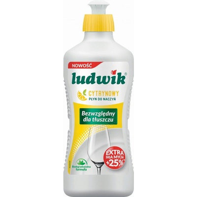 Ludwik Tekutý prostriedok na umývanie riadu Citrón 450 ml