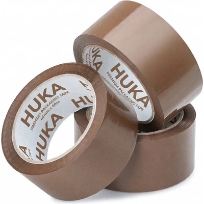 HUKA HukaPACK Lepící balící páska 48 mm × 60 m Akrylát, hnědá