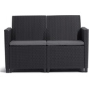Allibert CLAIRE 2 SEATERS SOFA grafit