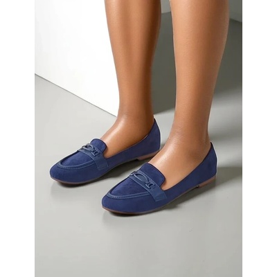 Resti Women's eco-suede moccasins Zammei modrá