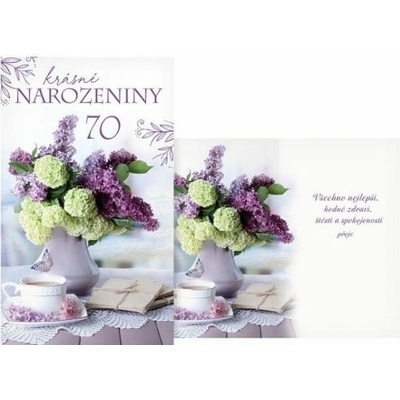 Přání k narozeninám 70 M11-609 T