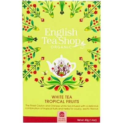 English Tea Shop Bílý čaj s tropickým ovocem 20 vreciek
