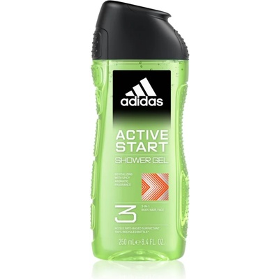 Adidas 3 Active Start душ гел за мъже 250ml