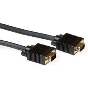 ACT Кабел ACT AK4271, VGA мъжко - VGA мъжко, 15 pin, 15 м, Черен, Булк (EWENT-ACT-CAB-AK4271) - hits