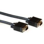 ACT Кабел ACT AK4271, VGA мъжко - VGA мъжко, 15 pin, 15 м, Черен, Булк (EWENT-ACT-CAB-AK4271) - hits