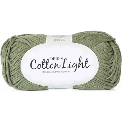 Příze DROPS Cotton light 12 - olivová