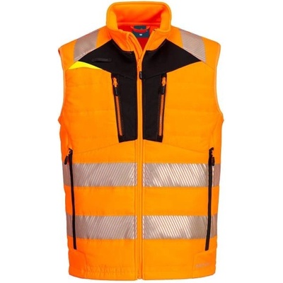 PortWest DX4 softshell vesta Hi-Vis Orange/Black
