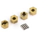 Traxxas главина на колелото 7mm месинг (4)