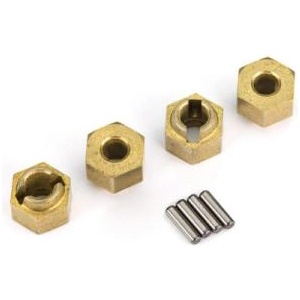 Traxxas главина на колелото 7mm месинг (4)