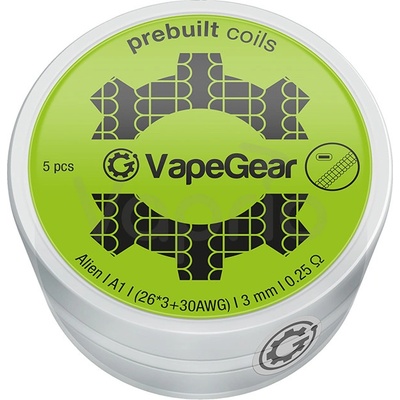 VapeGear předmotané spirálky Alien A1 0,25ohm