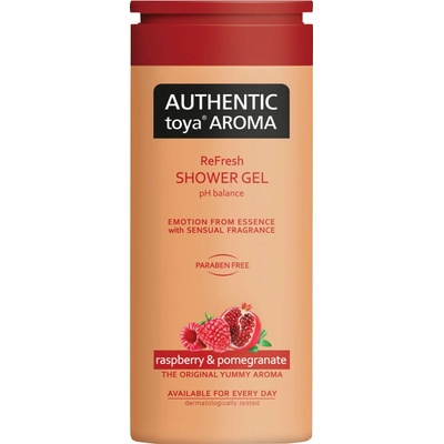 Authentic Toya Aroma Raspberry & Pomegranate sprchový gel 400 ml