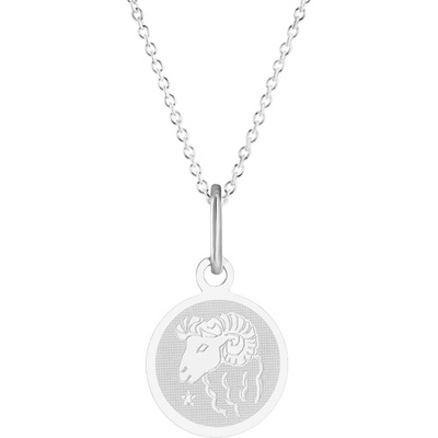 Gemmax Řetízek se znamením Beran z bílého zlata GUSWN-38781-25841