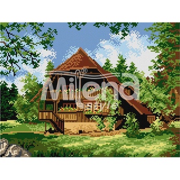 Image 1 of Milena Style Горска хижа - Печатана Aida 14 ct без конци