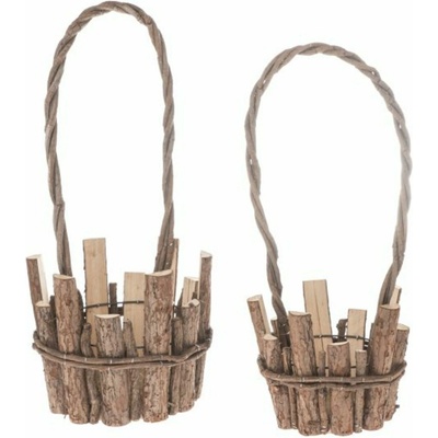 Casa de Engel Дървена кошница с PVC - комплект 2 броя, 0/8 Casa de Engel | Lilav | Home | UNI