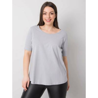 ! Feel Good T-shirt-RV-TS-6330.92P-light grey šedá