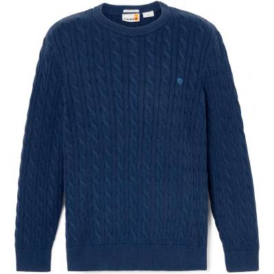 Timberland Мъжки пуловер Timberland Williams River Cable Crewneck Sweater Jumper - Peacoat - размер 3XL (017-4093-0316)