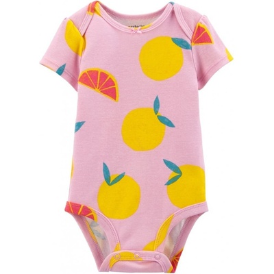 CARTER'S Body krátký rukáv Purple Lemon holka