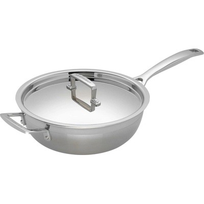 Le Creuset 96201424001000 Pánev Sautè 3-ply hluboký s nepřilnavým povrchem 24 cm