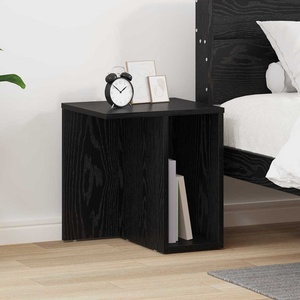 vidaXL Крайна масичка Черния дъб 37 x 32 x 40 см Инженерна дървесина (891082)