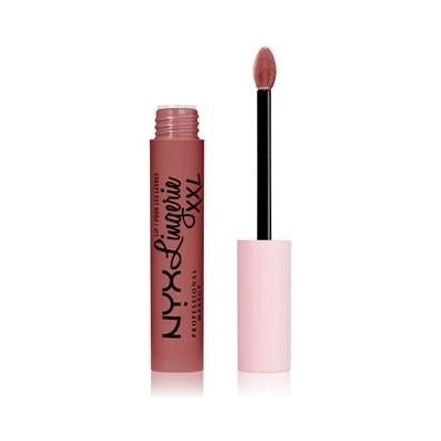 NYX Professional Makeup Lip Lingerie XXL matte tekutá rtěnka světle hnědá 4 ml