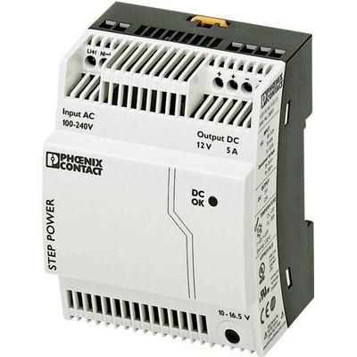 Phoenix Contact 2868583 síťový zdroj na DIN lištu 12 V/DC 5 A 60 W Počet výstupů:1 x Obsah 1 ks