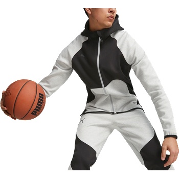 PUMA Яке с качулка Puma Hoops Team Dime Jacket 676638-02 Размер S