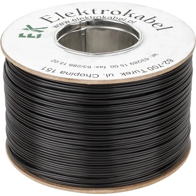 Elektrokabel SMYp 2 x 0,22 mm černý 300 m L-KAB0570