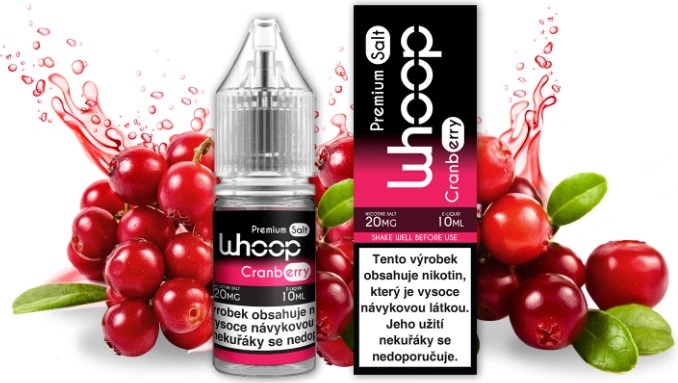 Whoop Salt Cranberry 10 ml 20 mg od 189 K - Heureka.cz