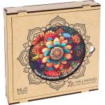 Milliwood Дървен пъзел Milliwood, Peace and Harmony, 206 части - Мандала, Листа (M-LeafOrnaments-5063) - bright-toys