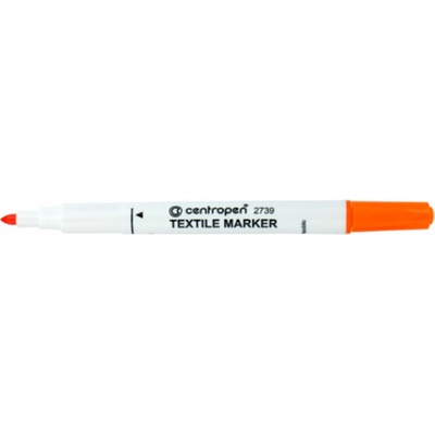 Centropen 2739 popisovač na textil oranžový