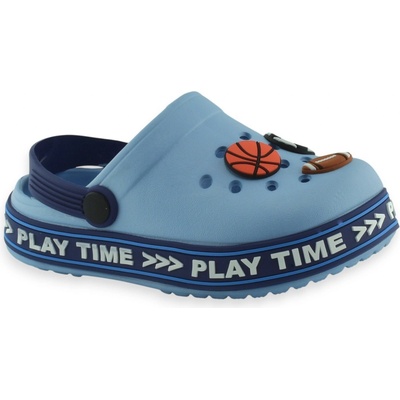 American Club dětské pantofle žabky z pěny modré