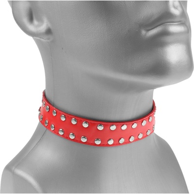 NNM чокър Stud - Червена - RET035