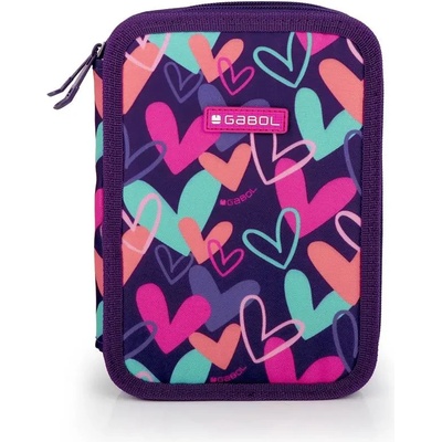 Gabol Ученически несесер Gabol Bugs с два ципа, за момичета, твърд