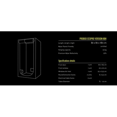 Garden Highpro PROBOX ECOPRO 80H80x80x180cm