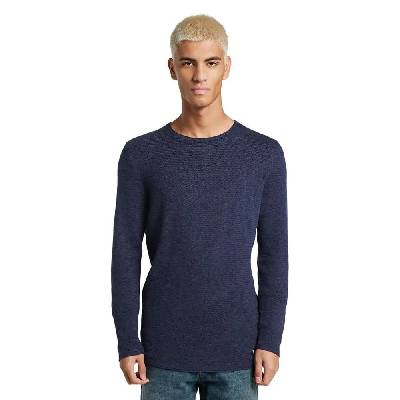 Блуза Tom tailor Structured sweater - Blue (Sky Captain Blue Non-Solid)