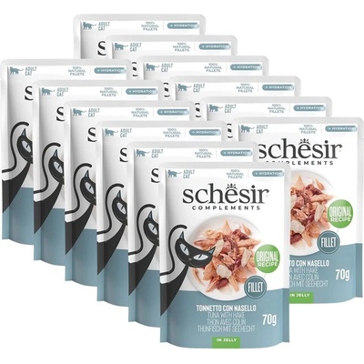 Schesir Complements Cat Tuňák se štikou v želé 12 x 70 g