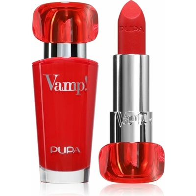 Pupa Milano rtěnka pro plnější rty Vamp! Lipstick 302 Ruby Red 3,5 g