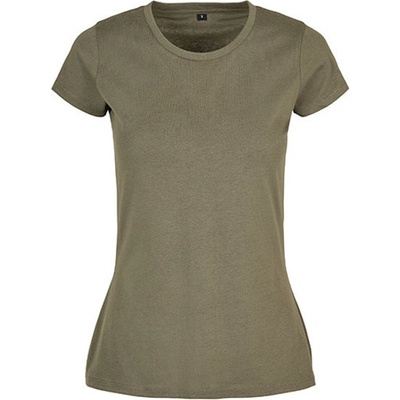 Build Your Brand Dámske tričko BB012 Olive